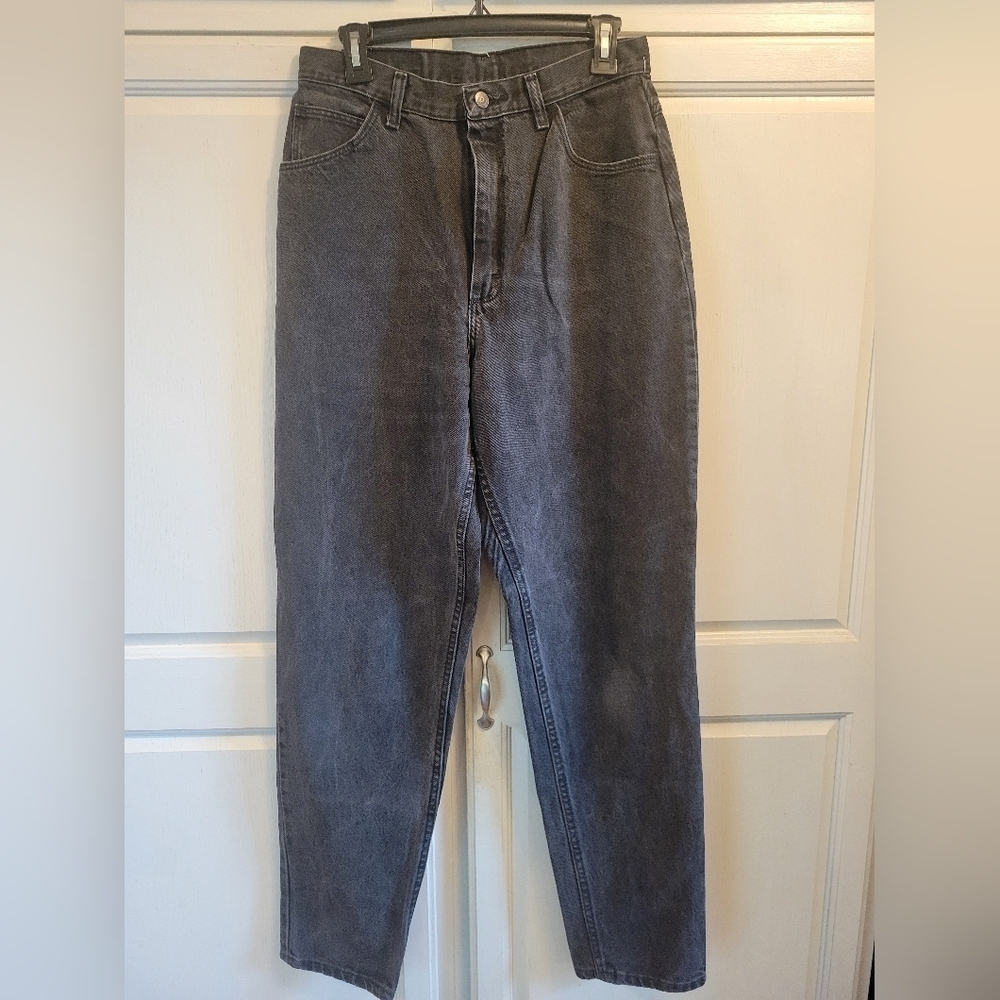 Vintage Women's Gitano Jeans High Waist Black Denim Pants